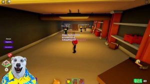 ЧТОО!?!?!??!! СТРАШНЫЙ ЛАРРИ ЧУТЬ НЕ СХВАТИЛ МЕНЯ ! Scary Larry Break in ROBLOX часть 2