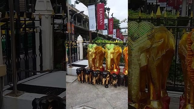 бангкок. алтарь эраван ч.2 ศาลท้าวมหาพรหม erawan. просто улицы