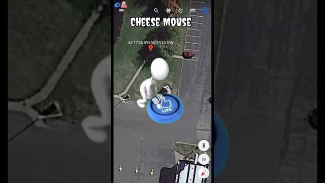 Cheese Mouse on Google Maps and Google Earth on real life #map #earth #trending #universala2z