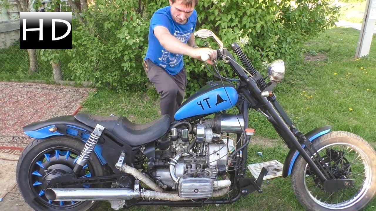 Кастом перестройка Мотоцикла за 1000 руб. Днепр 11 смотреть онлайн
