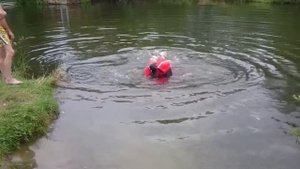 Испытание костюма-поплавка Sundridge