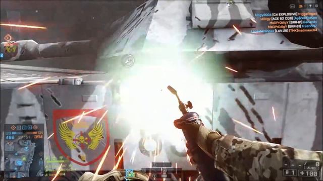 Skyride with Sonet - BF4 Tank Fun !!! смотреть онлайн