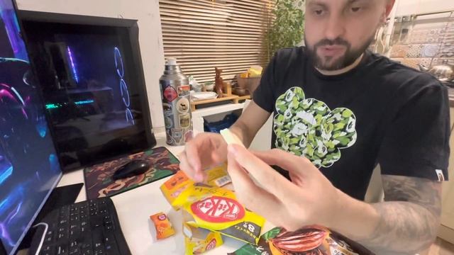 KitKat из Японии. Краткий обзор на сладости. #kitkat #еда #сладости