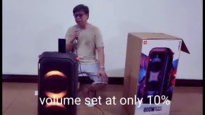 JBL Partybox 710 Karaoke Test Rockstar Nickleback Cover