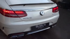 Удаление резонатора на Mercedes S6.3 AMG Coupe (C217, W222)