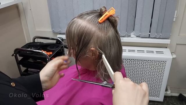 Каскадная Стрижка / Каскад на среднюю длину волос / cascading haircut