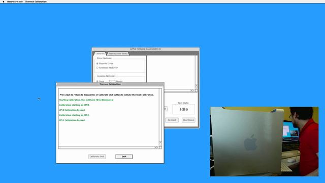 Apple Service Diagnostics: thermal calibrating the 2.5GHz IBM G5 upgrade! смотреть онлайн