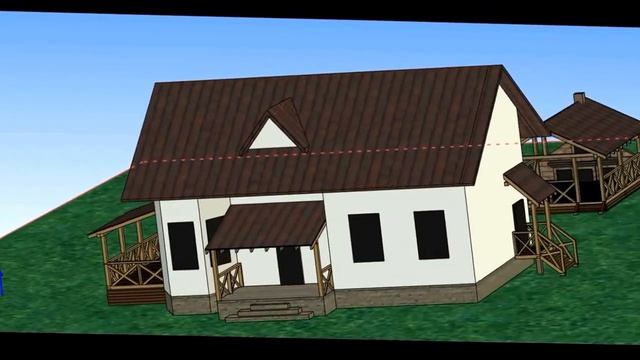 Чертеж обьекта в  T FLEX CAD