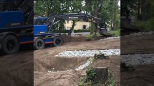 VOLVO EW160E + высокоманевренный ковш