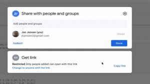 Get shareable link in Google Colab