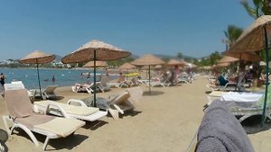 Turkey (Gumbet) - Beach outside Jasmin Beach Hotel