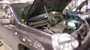 NISSAN  X-TRAIL  2010г бензин 2,5 литра Вариатор пробег 114тыс. ремонт системы охлаждения ДВС.