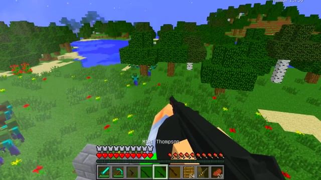 КРЕПОСТЬ НУБА И ПРО ПРОТИВ 1000 ЗОМБИ В МАЙНКРАФТ! НУБ И ПРО В ЗОМБИ АПОКАЛИПСИС MINECRAFT смотреть онлайн