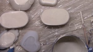 ♥ Гипс ♥ От теории к практике♥  Первый этап Заливаем формы♥