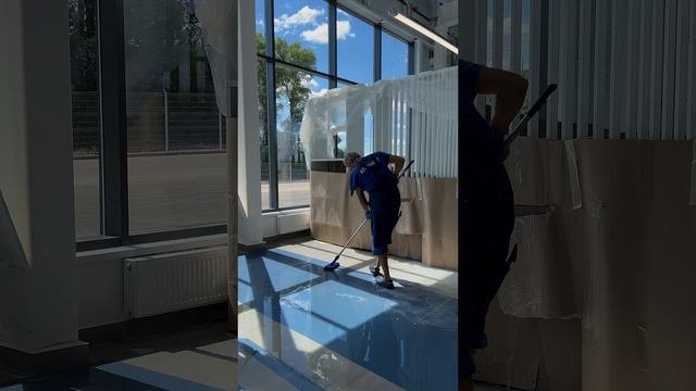 Послестроительная уборка - важный шаг в запуске любого объекта и помещения #клининг #shorts