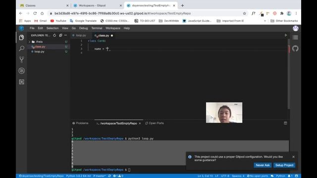 Python Intro #2: Introduction to Backend development with Python and JavaScript 9/21/20
