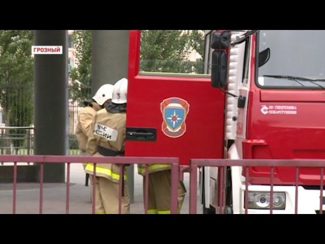 На «Ахмат-Арене» прошли пожарно-тактические учения в преддверии ЧМ-2018