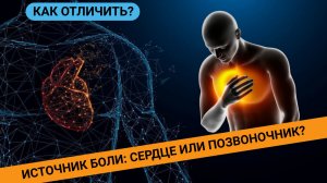 ИСТОЧНИК БОЛИ: СЕРДЦЕ ИЛИ ПОЗВОНОЧНИК? Как отличить?