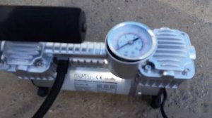 Тест обзор авто компрессор Тайфун 2 цилиндра  70 литров минута