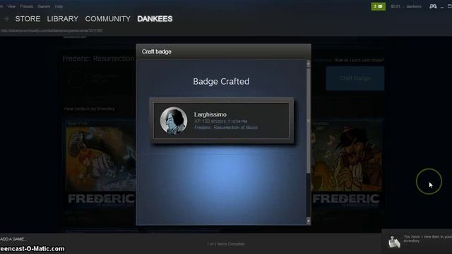 Getting the Frederic: Resurrection of Music badge on steam смотреть онлайн