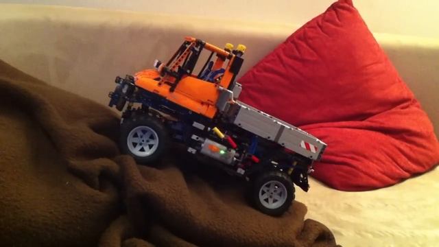 LEGO Technic 8110 - Unimog U400 - Umbau Powerfunktion Untersetzungsgetriebe