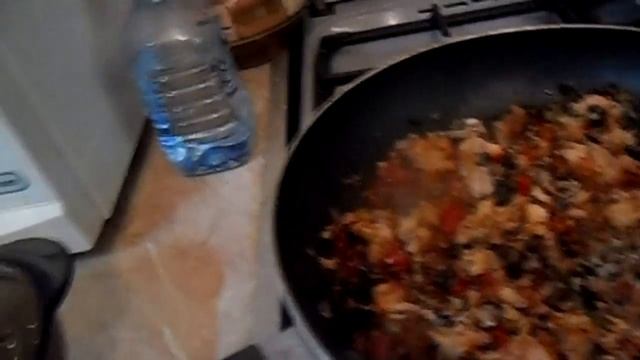 Паста. Соус из горбуши.