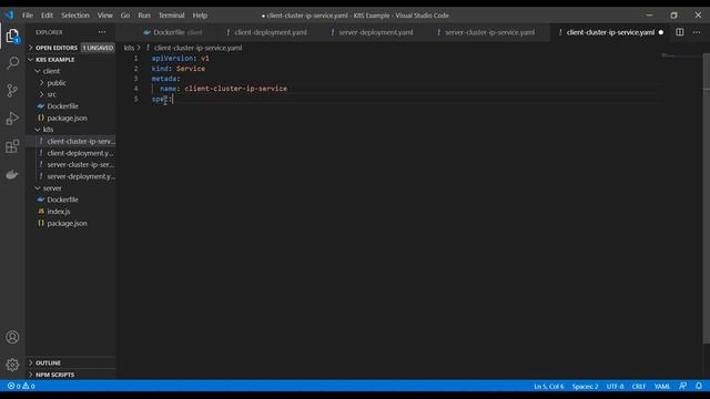 Minikube and Kubernetes Tutorial - Create a Kubernetes YAML File Deployment