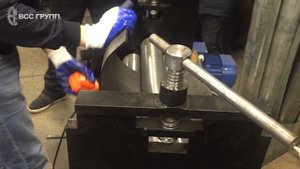 Вальцовочный станок RME-550x6. Прокат обечайки 6мм.