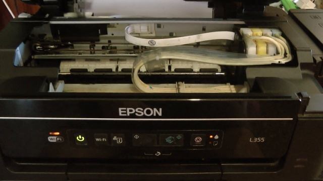 Epson L355 ink out error смотреть онлайн