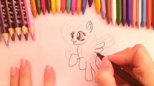 Как быстро и легко нарисовать милую пони