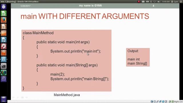 The Special Method "main(String[] args)" | Java