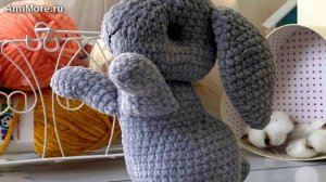 Амигуруми: схема Кролик Лёля. Игрушки вязаные крючком - Free crochet patterns.