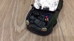 Сделал Daewoo Matiz из пластилина