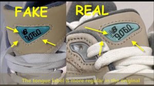 New Balance 9060 shoes real vs fake. How to spot fake New Balance 9060 sneakers