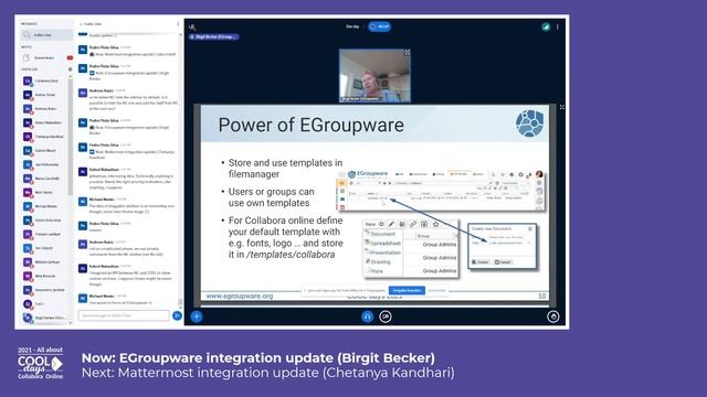 EGroupware integration update - COOL Days 2021 смотреть онлайн