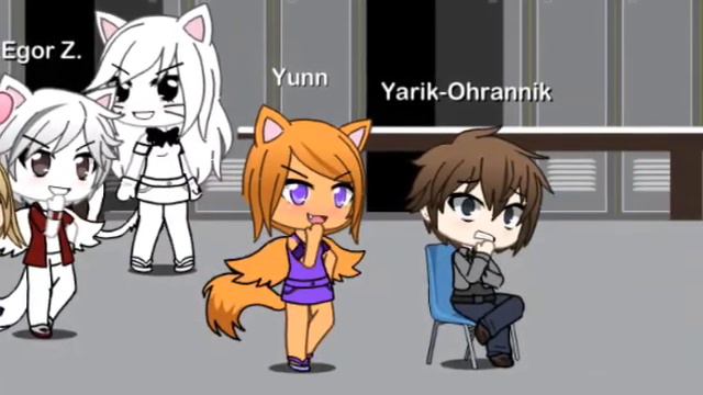 Gacha life клип "Долго длиться ночь у Фредди" (FNaF)