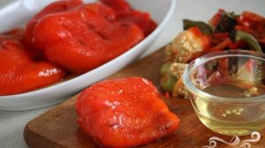 Маринованный печёный перец