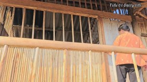 Harvest the beans and sell them at the market. Cooking dishes from beans | Tieu Vi daily life|