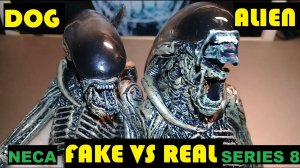 Comparison! Neca 2016 Dog Alien (Grey) Series 8, Original vs 2024 Bootleg!