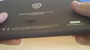 Prestigio Geovision 7777 (Tablet+GPS+DVB-T) Unboxing