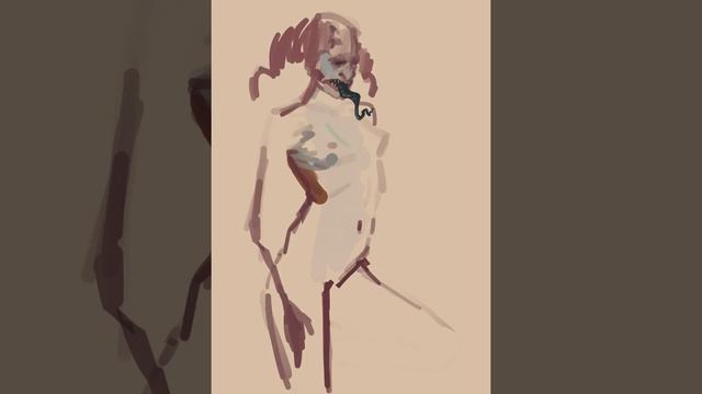 Pretty lady sketch drawing | process | iPad 2017 - Adonit Pixel - Procreate