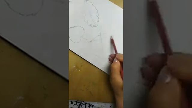 Учимся рисовать листочки