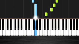 Misty Mountains - The Hobbit - EASY Piano Tutorial by PlutaX - Synthesia