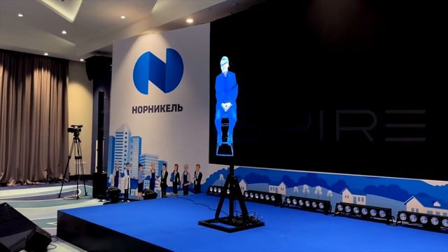 Установили видеостену из 3-ох голографических вентиляторов Dsee 65H со звуком для Норникель смотреть онлайн