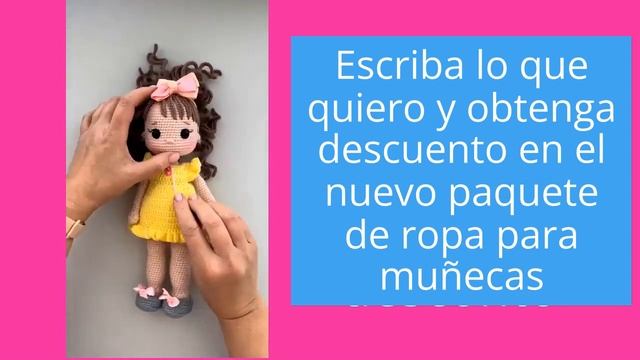 Paquete de Muneca Amigurumi #amigurumi #foryoupage #croche online video cutter com смотреть онлайн
