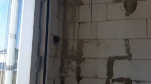 Пароизоляция потолка. Дом из газобетона / Ceiling vapor barrier. Aerated concrete house.
