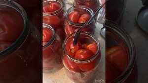 Маринованные помидоры с чесноком на зиму
