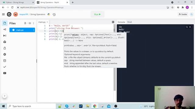 Python Strings, Slicing and other Function Tutorial # 1 How to use string in python