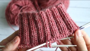 Резинка спицами из альпаки