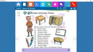 Kid's Box 2 Unit 2 Chant: Back to school (p. 11 PB)